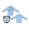 Long Sleeve Shirt – Light Blue (Deputy) – Women